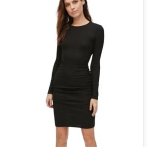 Philosophy black long sleeveless bodycon dress size small